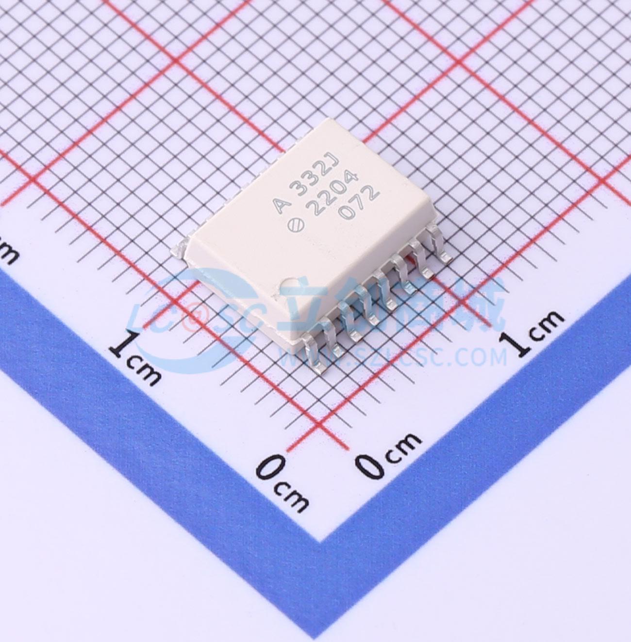 Optocoupler logic ACPL-332J-500E Broadcom SOP-16-300mil - Techcore Việt Nam