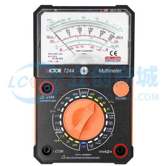Đồng hồ vạn năng VICTOR 7244 Kiểm tra diode Dùng Cho Đo Kiểm Điện Tử - Techcore Việt Nam