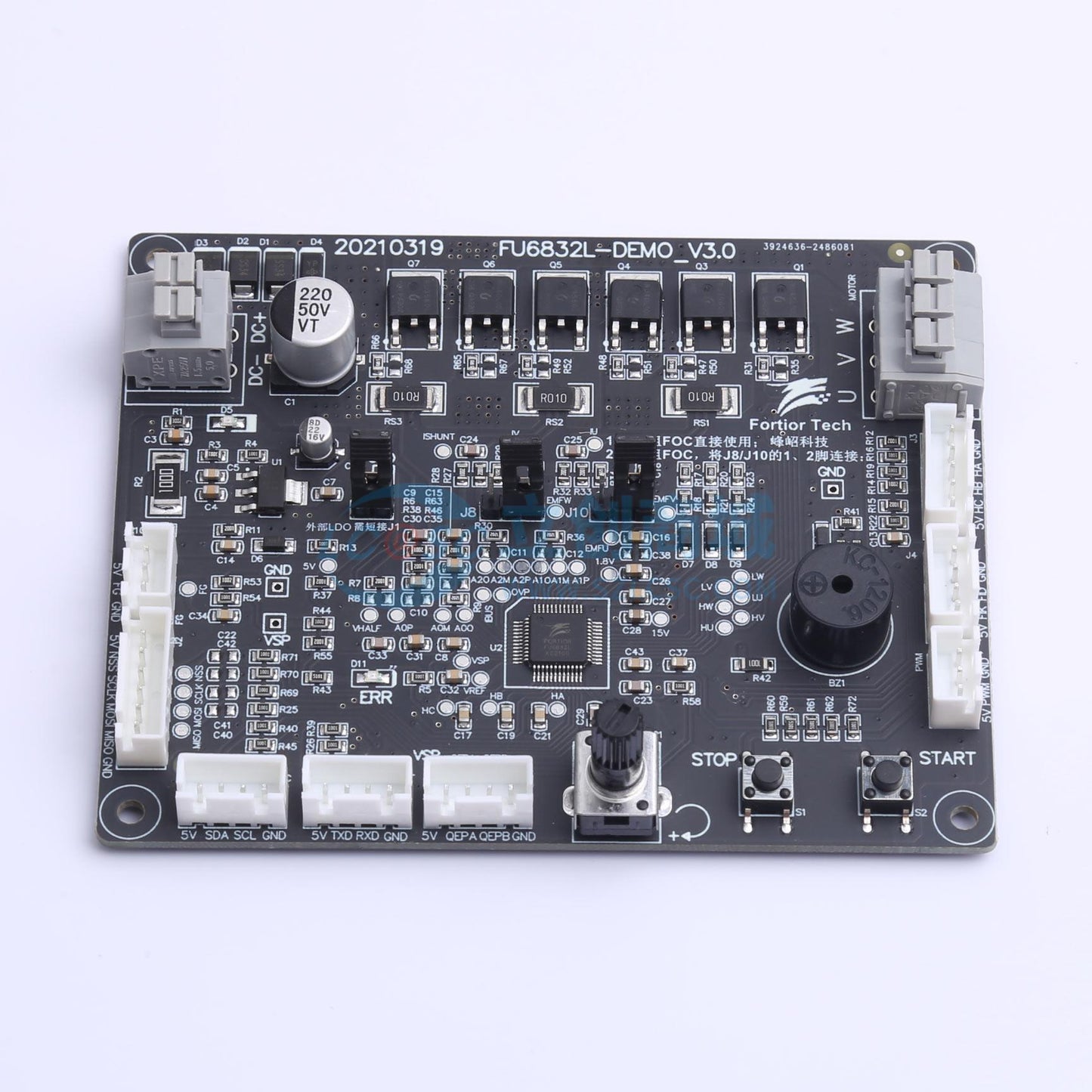 Bo mạch phát triển FU6832L-TGB-DEMO Board Fortior Tech - Techcore Việt Nam