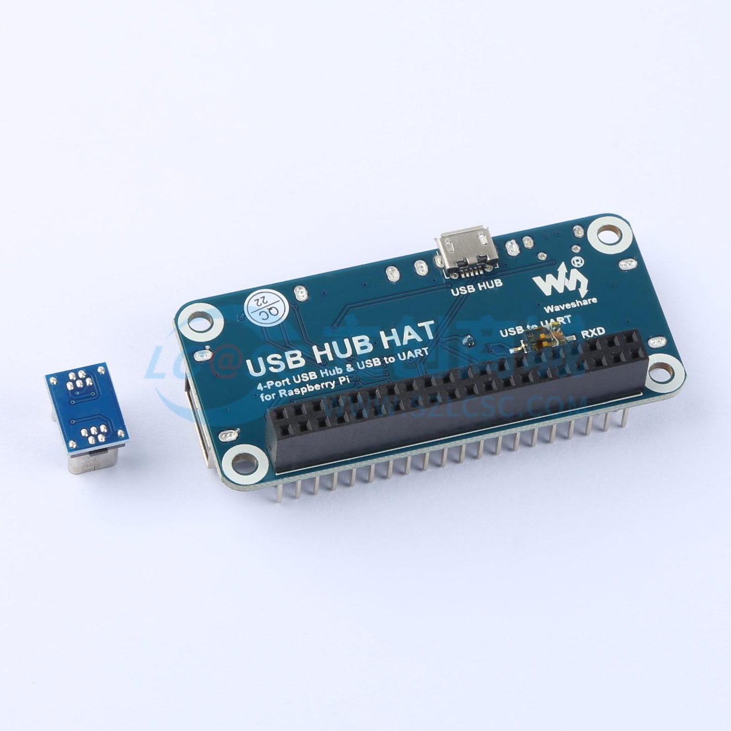 Bo mạch phát triển và công cụ phát triển USB HUB HAT Waveshare - Techcore Việt Nam