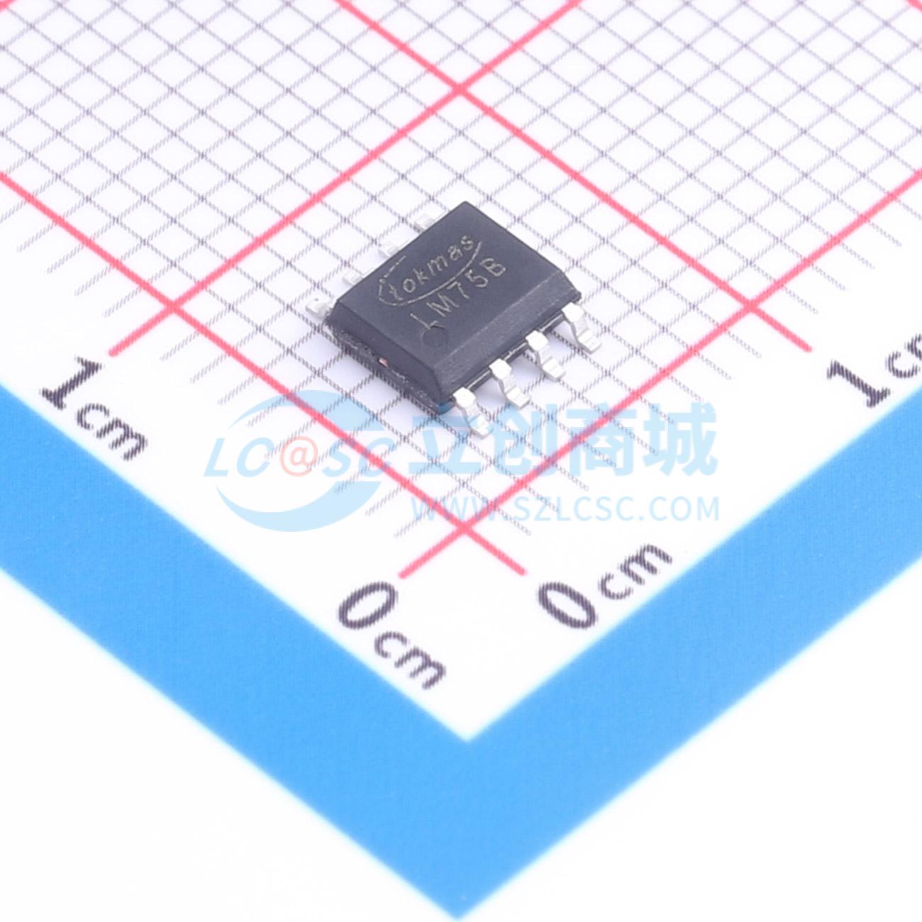 Cảm biến nhiệt độ LM75BD,118(TOKMAS) SOP-8 -55°C~+125°C 2.8V~5.5V - Techcore Việt Nam
