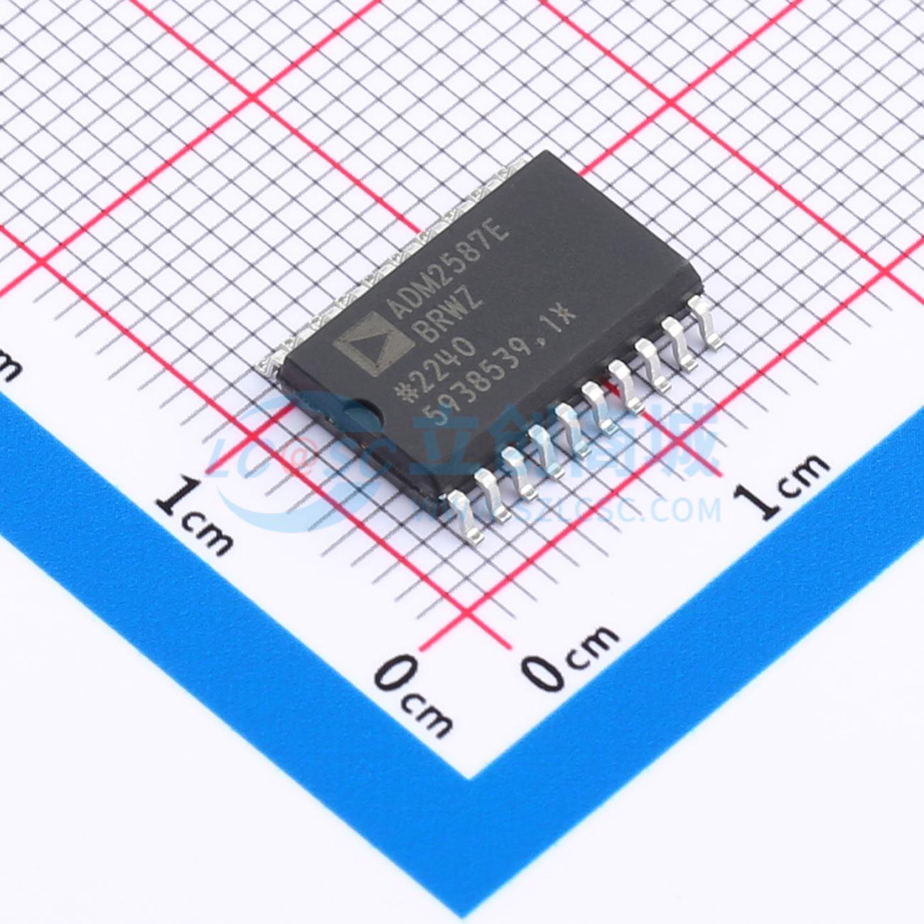 IC Thu Phát RS485/RS422 Cách Ly Tích Hợp Nguồn ADM2587EBRWZ-REEL7 ADI SOIC-20-300mil 2500Vrms - Techcore Việt Nam