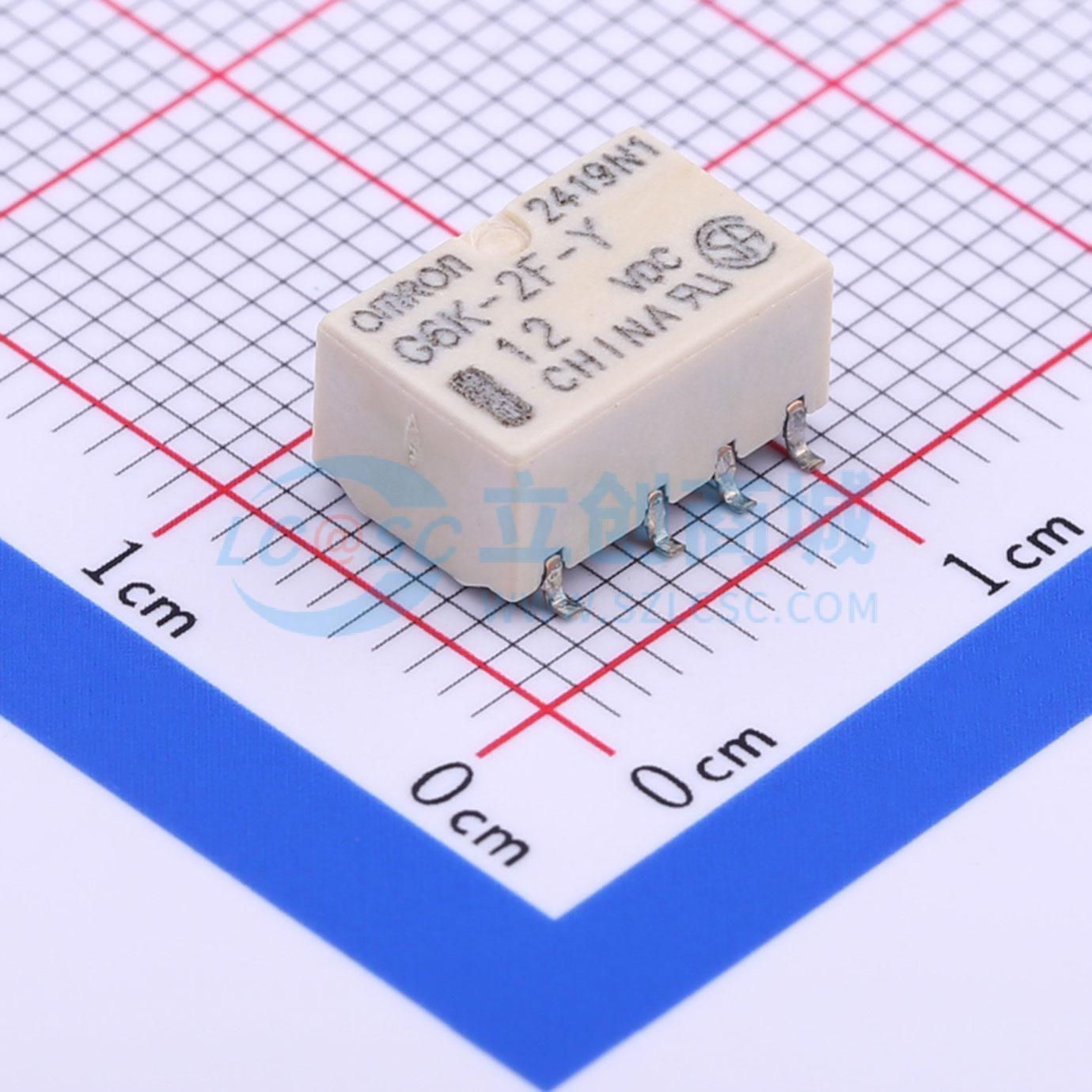 Relay Tín Hiệu G6K-2F-Y-TR DC12 OMRON SMD,10x6.5mm 12V - Techcore Việt Nam