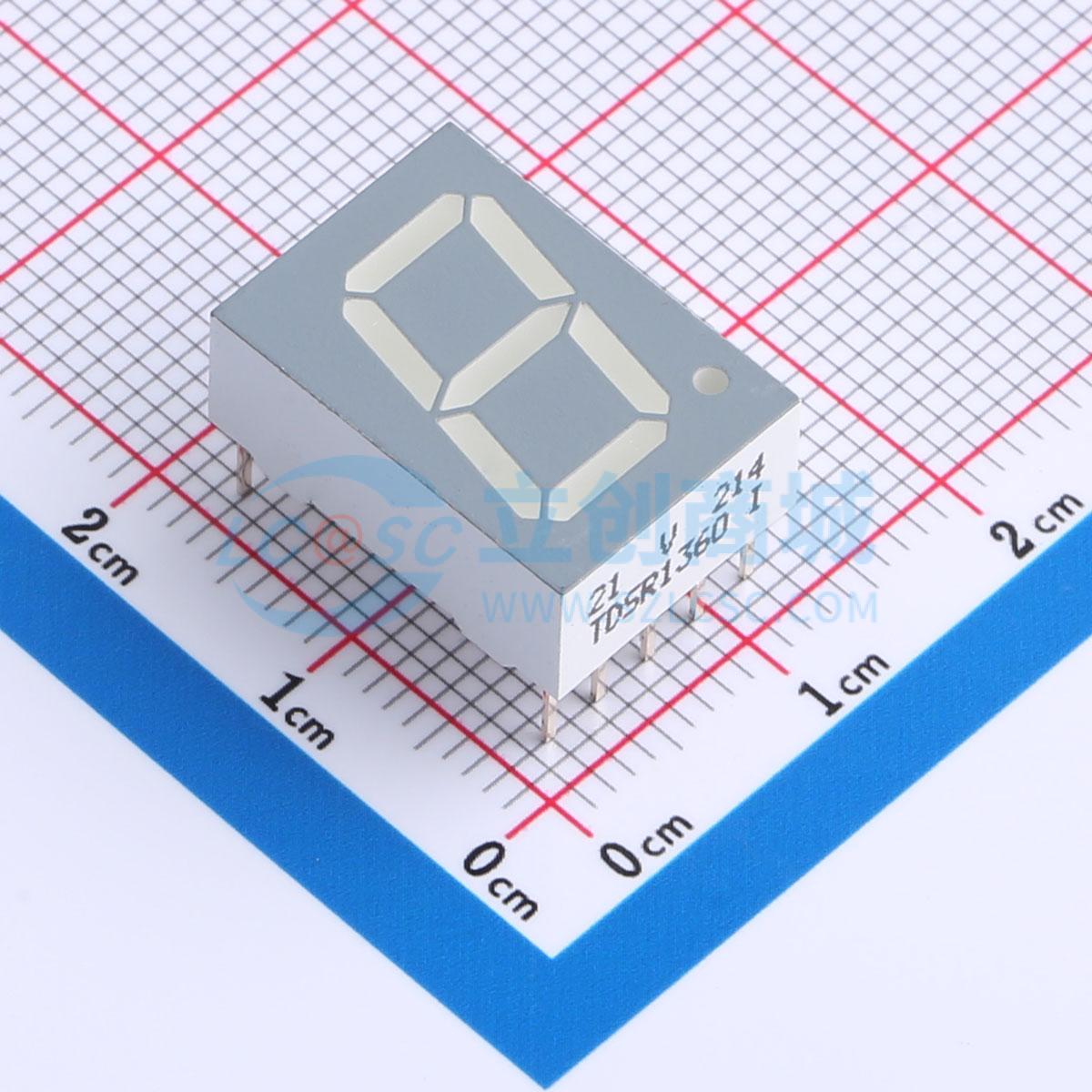 LED 7 đoạn TDSR1360 Vishay DIP-10 Cathode chung - Techcore Việt Nam