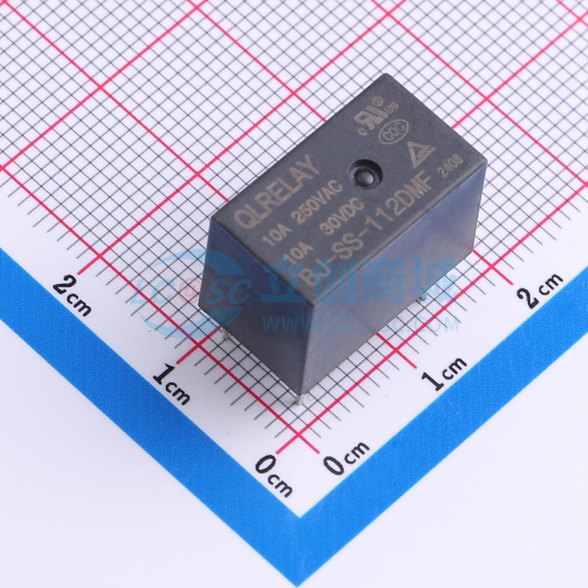 Rơ-le điện tử BJ-SS-112DMF QLRELAY 12V THT,17.6x10.1mm - Techcore Việt Nam