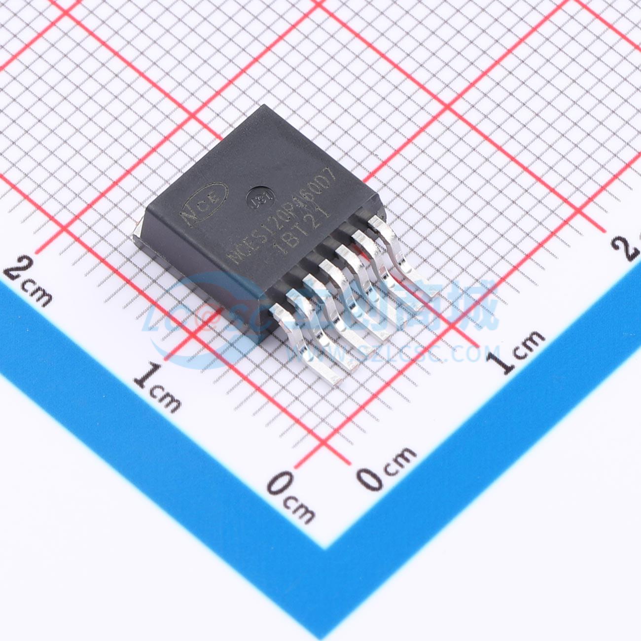 MOSFET SiC NCES120P160D7 TO263-7L 17A - Techcore Việt Nam