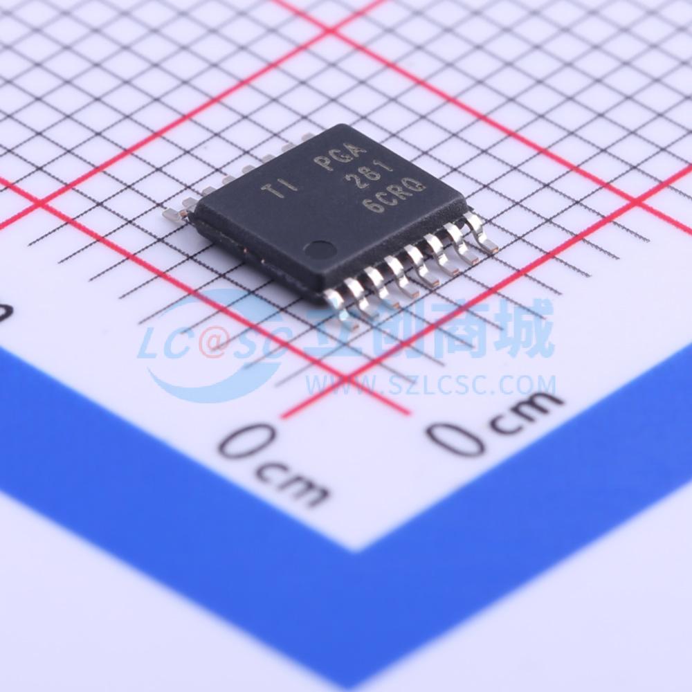 IC Khuếch Đại Thuật Toán Chính Xác PGA281AIPWR Texas Instruments TSSOP-16 1 kênh 36–18 V - Techcore Việt Nam