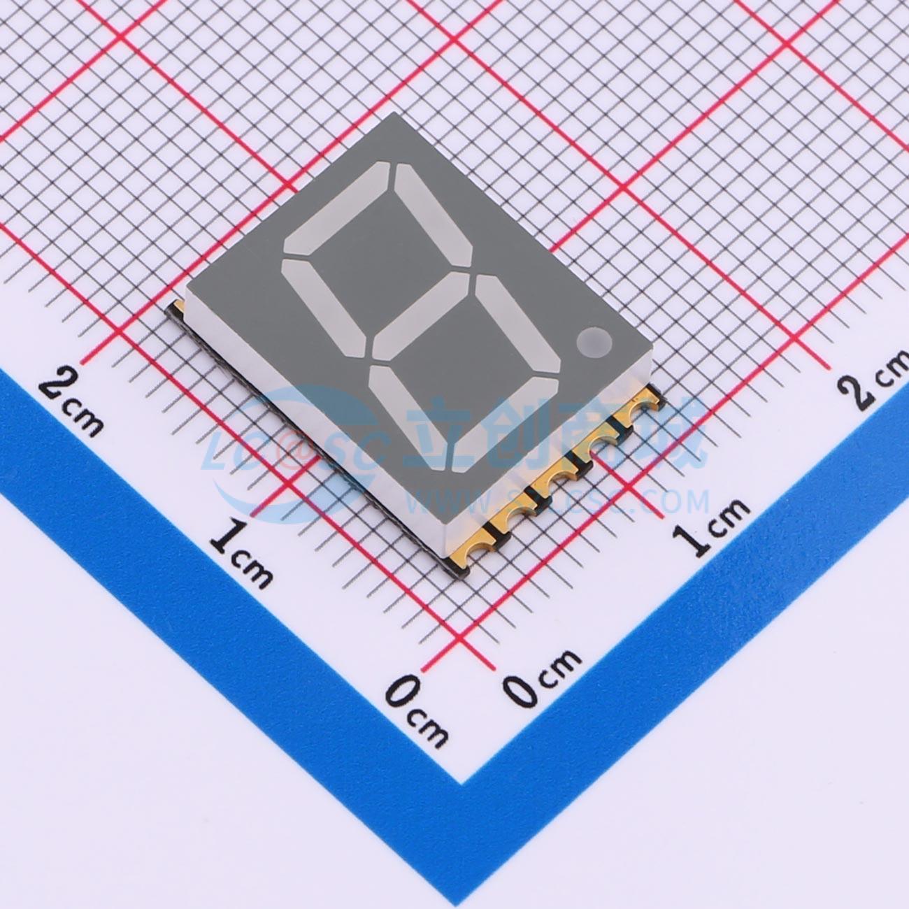 LED 7 đoạn GS5111CB-G Guangcai Display SMD,17.5x12.3mm - Techcore Việt Nam