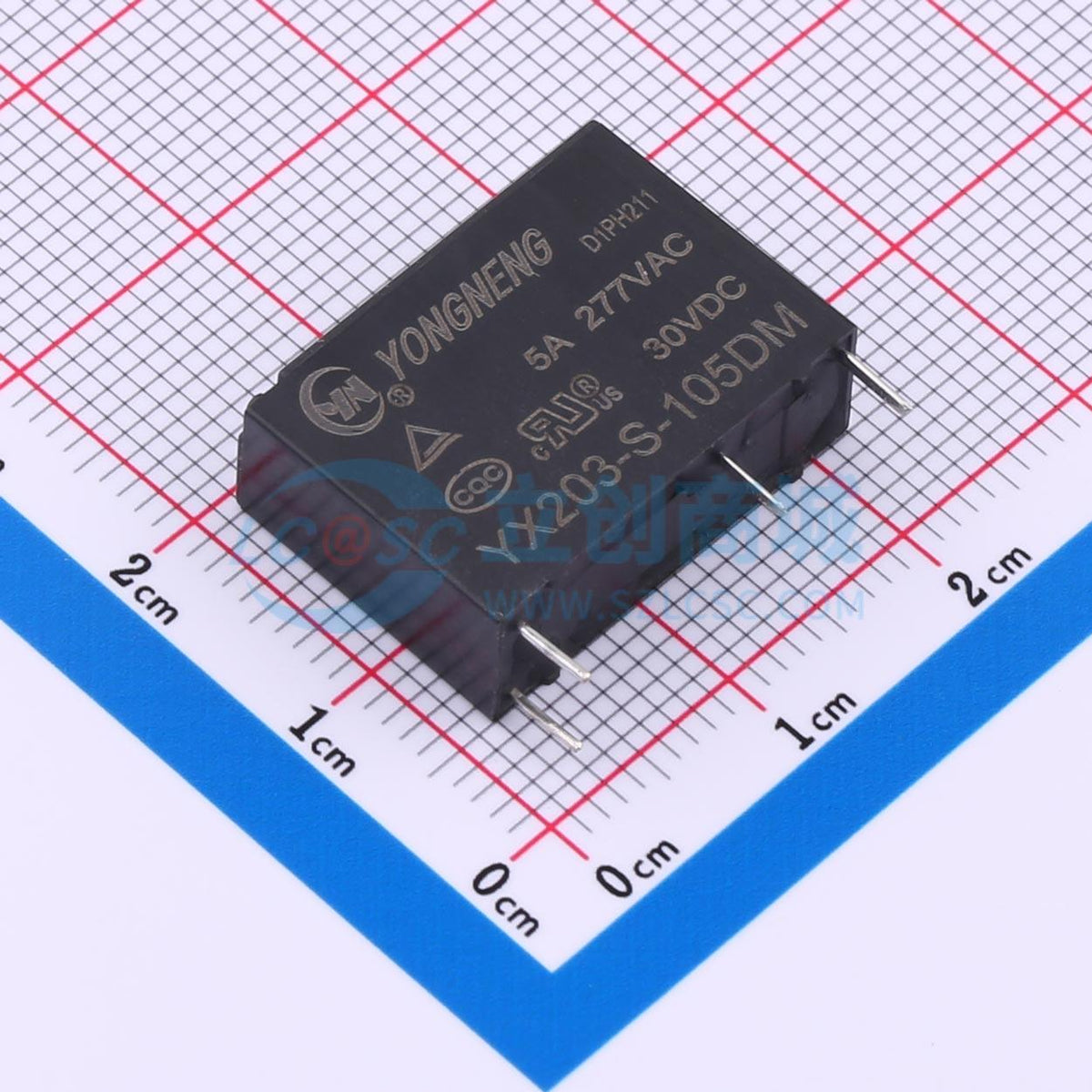 Rơ-le công suất YX203-S-105DM YONGNENG 5V THT,20.5x7mm - Techcore Việt Nam