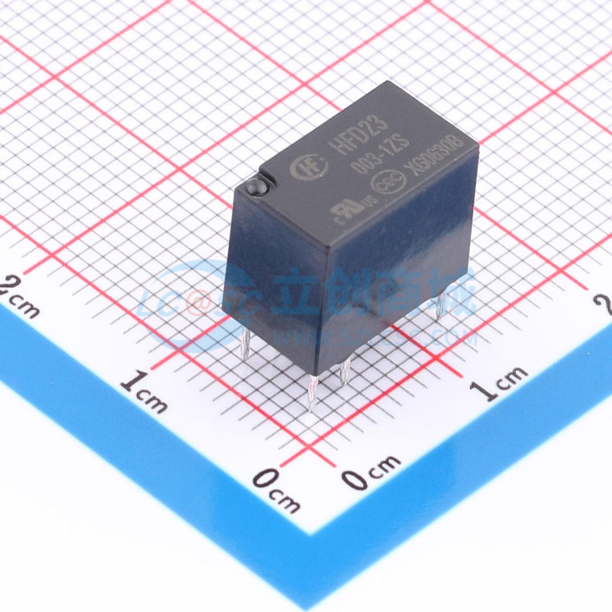 Rơ-le tín hiệu HFD23/003-1ZS HF DIP,7.5x12.5mm - Techcore Việt Nam