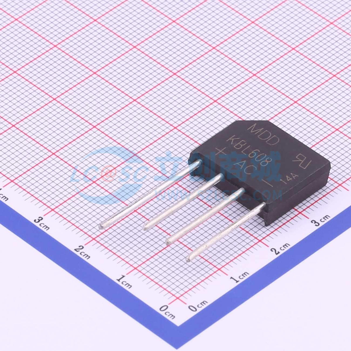 Cầu chỉnh lưu KBL608 MDD 1.1V@6A - Techcore Việt Nam