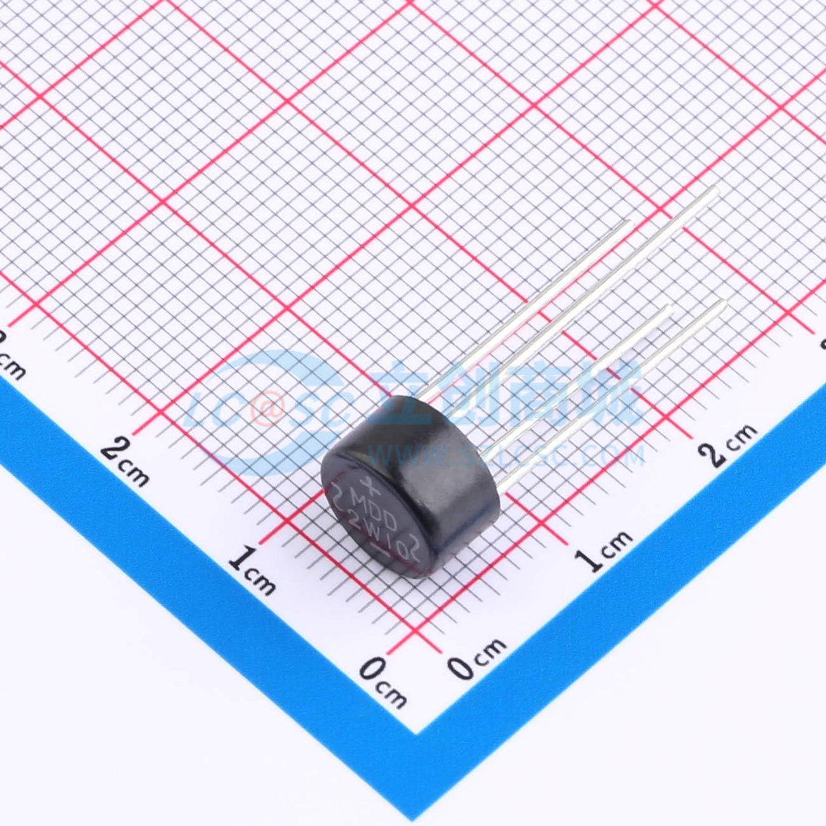 Cầu chỉnh lưu 2W10 MDD 1V@2A - Techcore Việt Nam