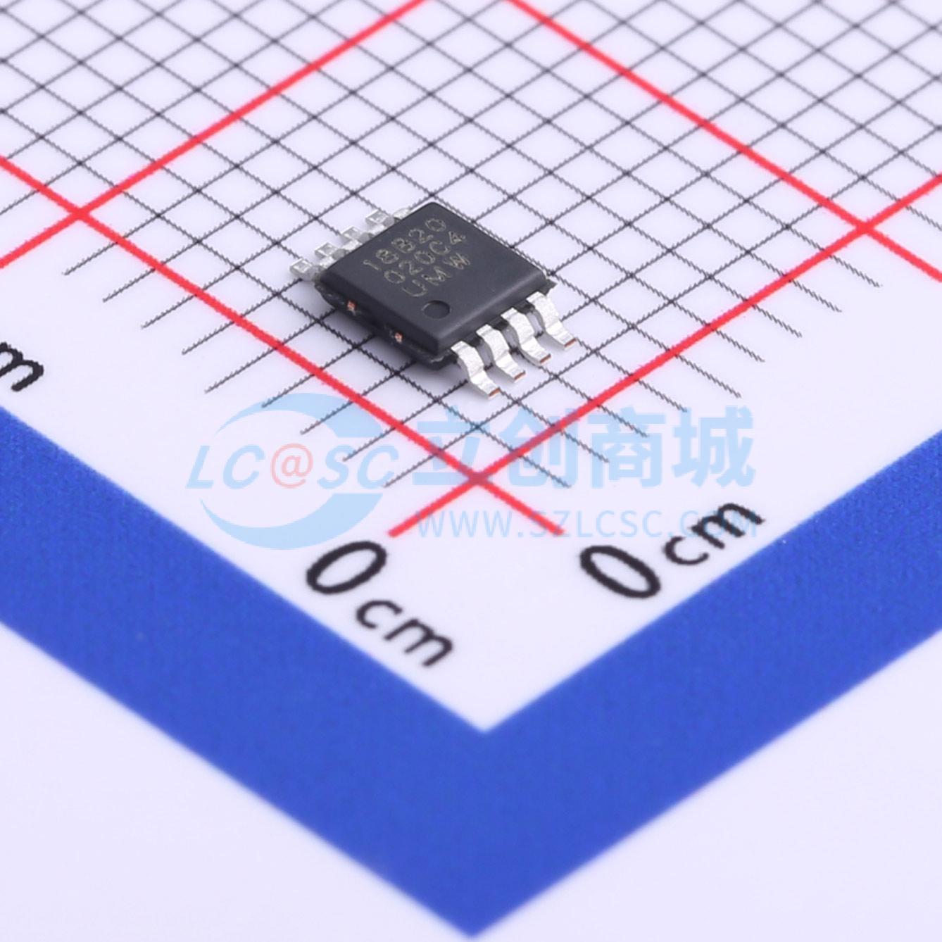 Cảm biến nhiệt độ DS18B20U(UMW) MSOP-8 -55°C~+125°C 2.5V~5.5V - Techcore Việt Nam
