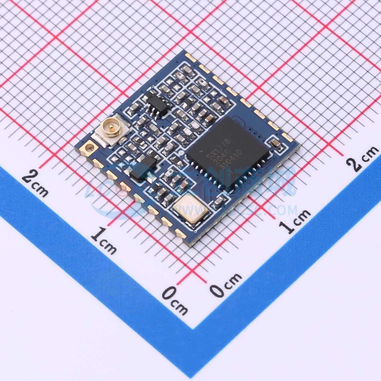 Module LoRa SX1278ATR4-GC Silicontra SMD 17x16mm 433MHz - Techcore Việt Nam