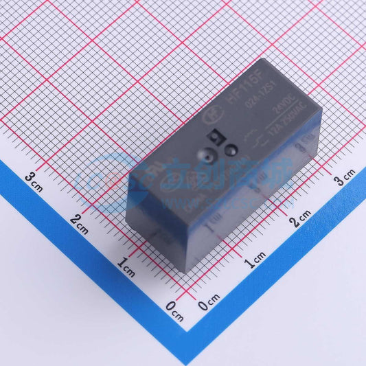 Rơ-le điện tử HF115F/024-1ZS1 HF 24V THT,29x12.7mm - Techcore Việt Nam