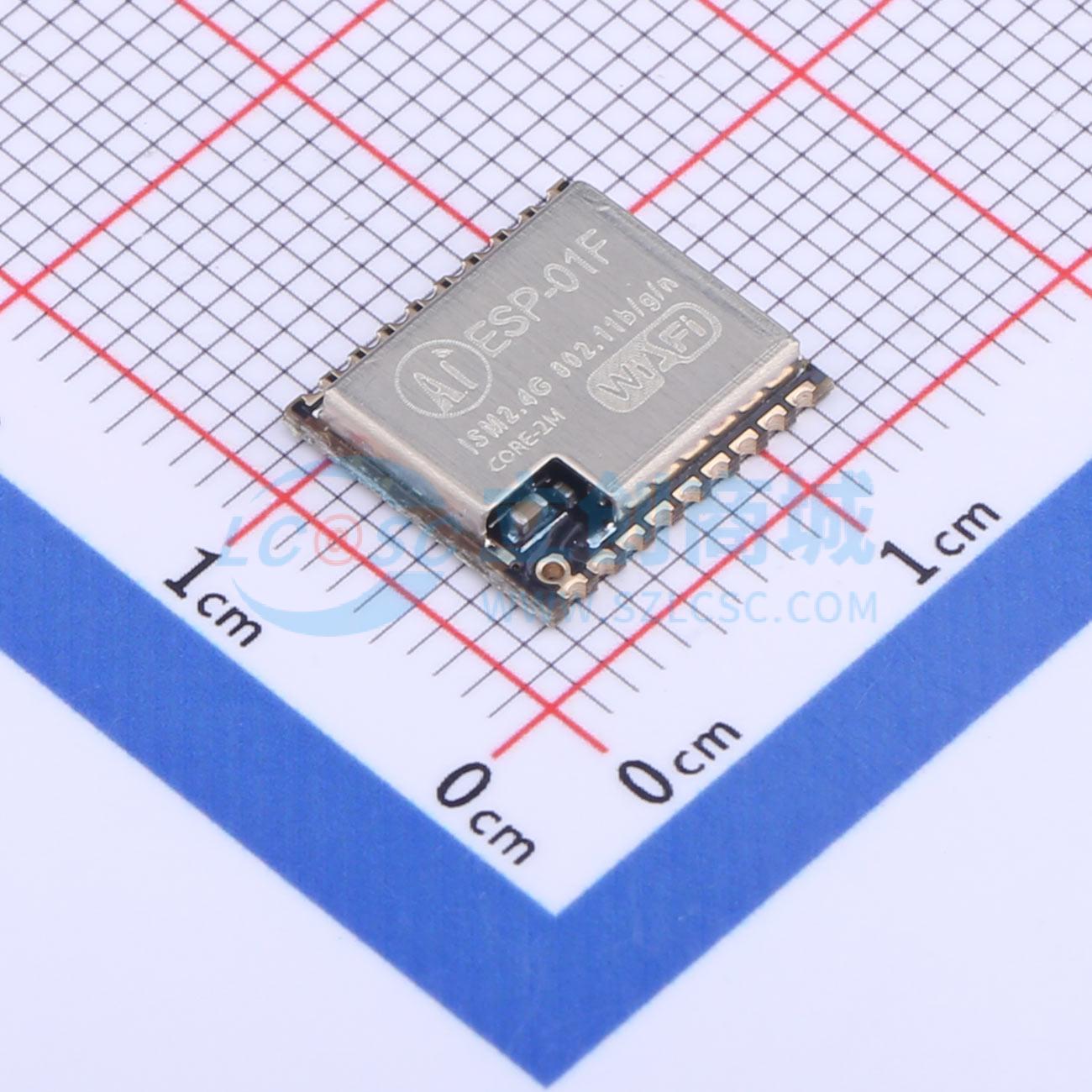 Module WiFi ESP-01F-2M Ai-Thinker SMD 11x10mm 2.4GHz - Techcore Việt Nam