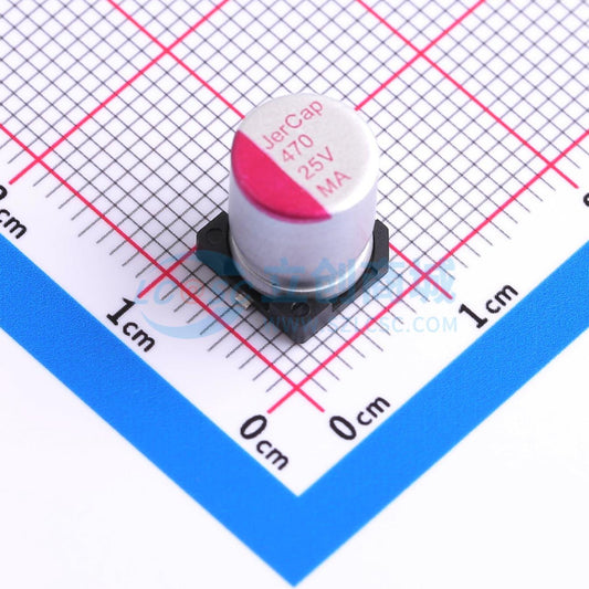 Linh kiện điện tử MA25V470M8x10 JIERR SMD,D8xL10mm - Techcore Việt Nam
