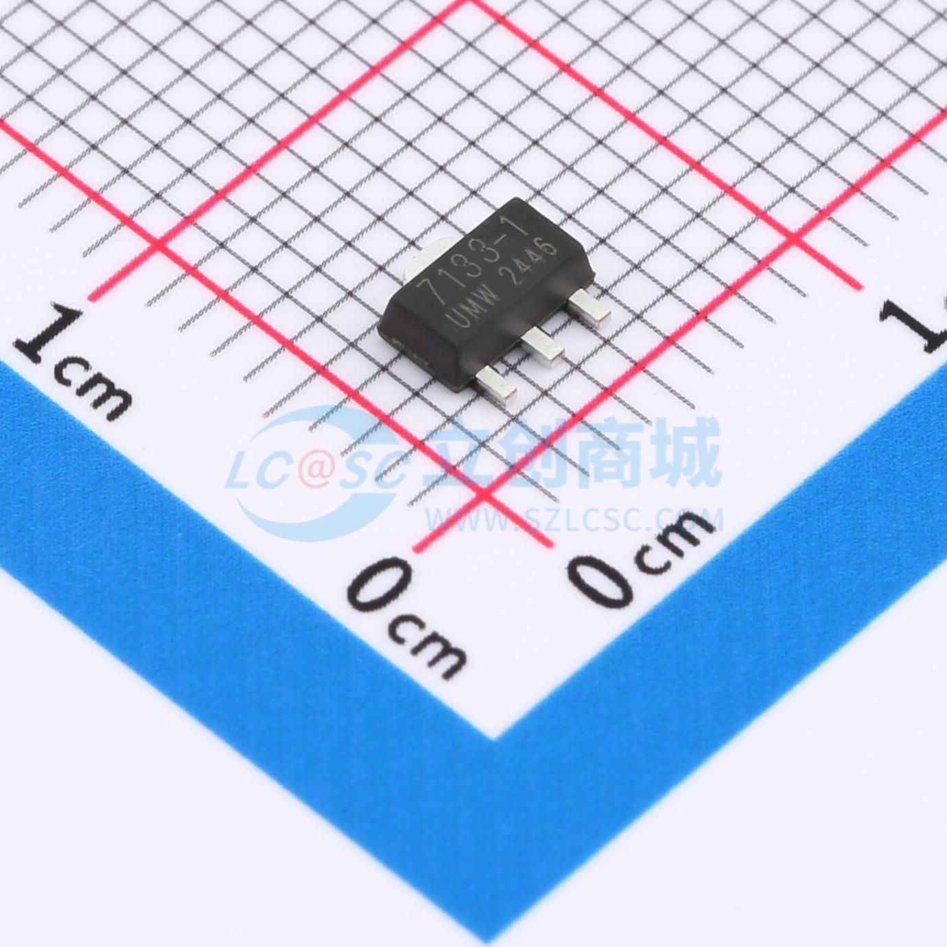 IC ổn áp tuyến tính LDO HT7133-1 UMW SOT-89 - Techcore Việt Nam