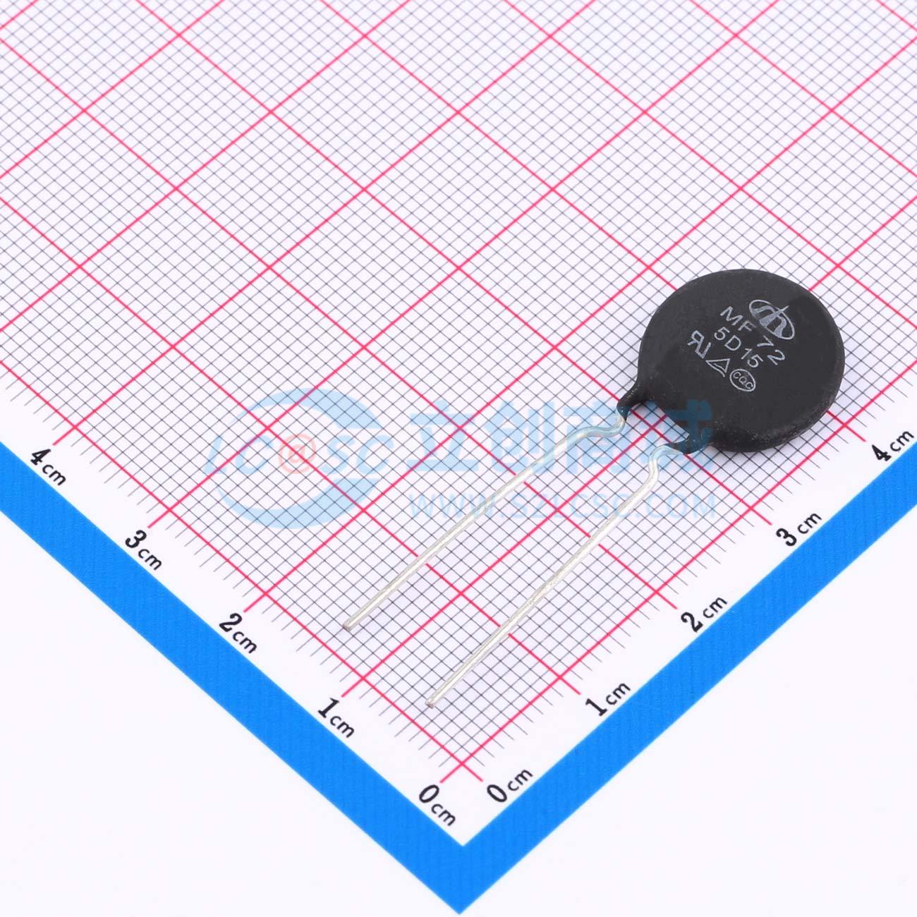 Điện trở nhiệt NTC MF72 5D15 Shiheng Xuyên lỗ, P=7.5mm 5Ω 5W - Techcore Việt Nam