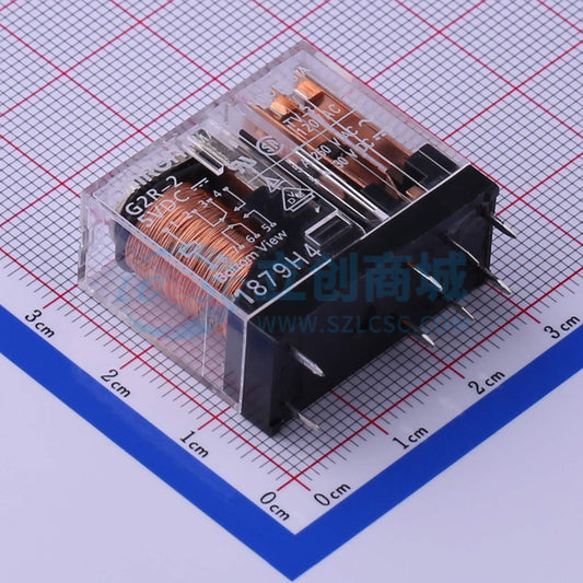 Rơ-le điện tử G2R-2-DC5 OMRON 5V DIP,28.8x12.7mm - Techcore Việt Nam