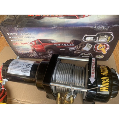 điện 12vTời  ắc quy 4000LBS(lực kéo 1814kg, lực nâng 200kg)