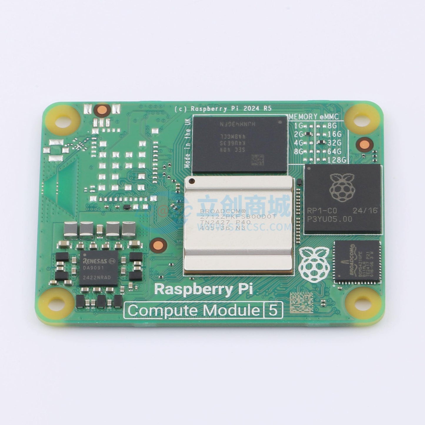 Bo mạch phát triển và công cụ phát triển CM5002032 (Compute Module CM5, 2GB RAM/32GB eMMC, Non-Wireless) Raspberry Pi - Techcore Việt Nam