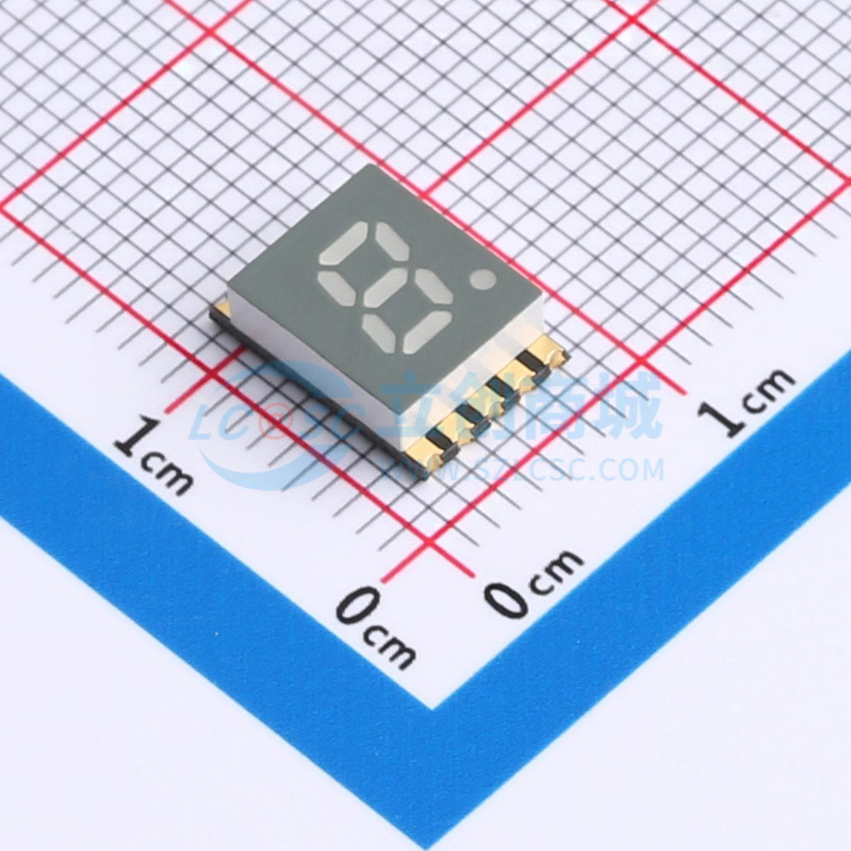 LED 7 đoạn GS2011CG-G Guangcai Display SMD,10x6.9mm Cathode chung - Techcore Việt Nam