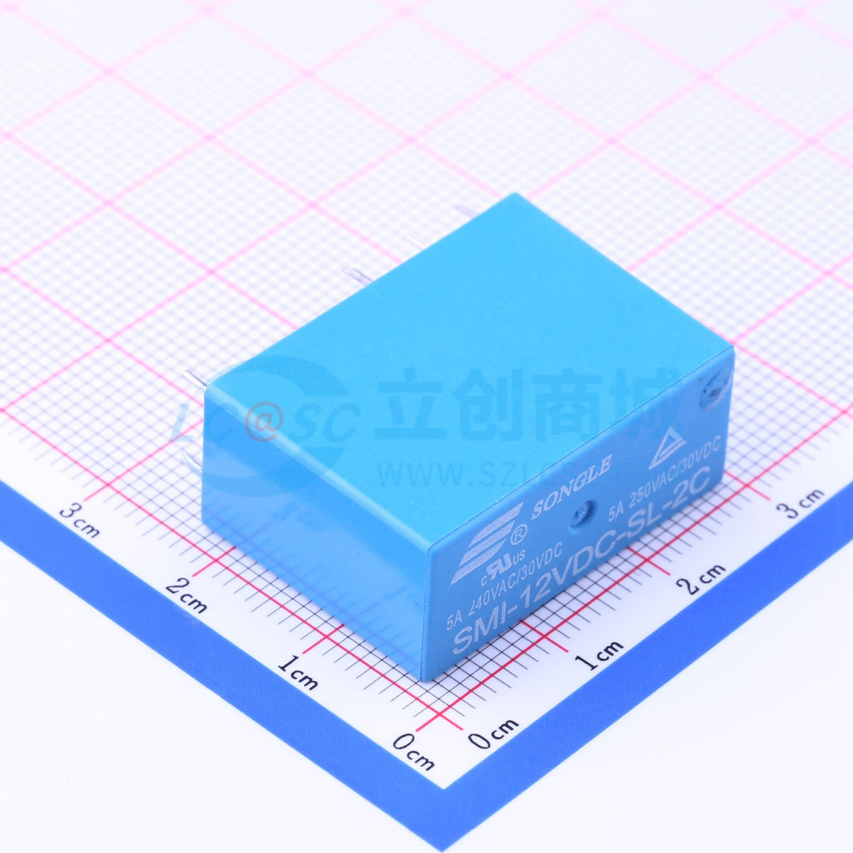 Rơ-le điện tử SMI-12VDC-SL-2C SONGLE 12V DIP,29.2x13mm - Techcore Việt Nam