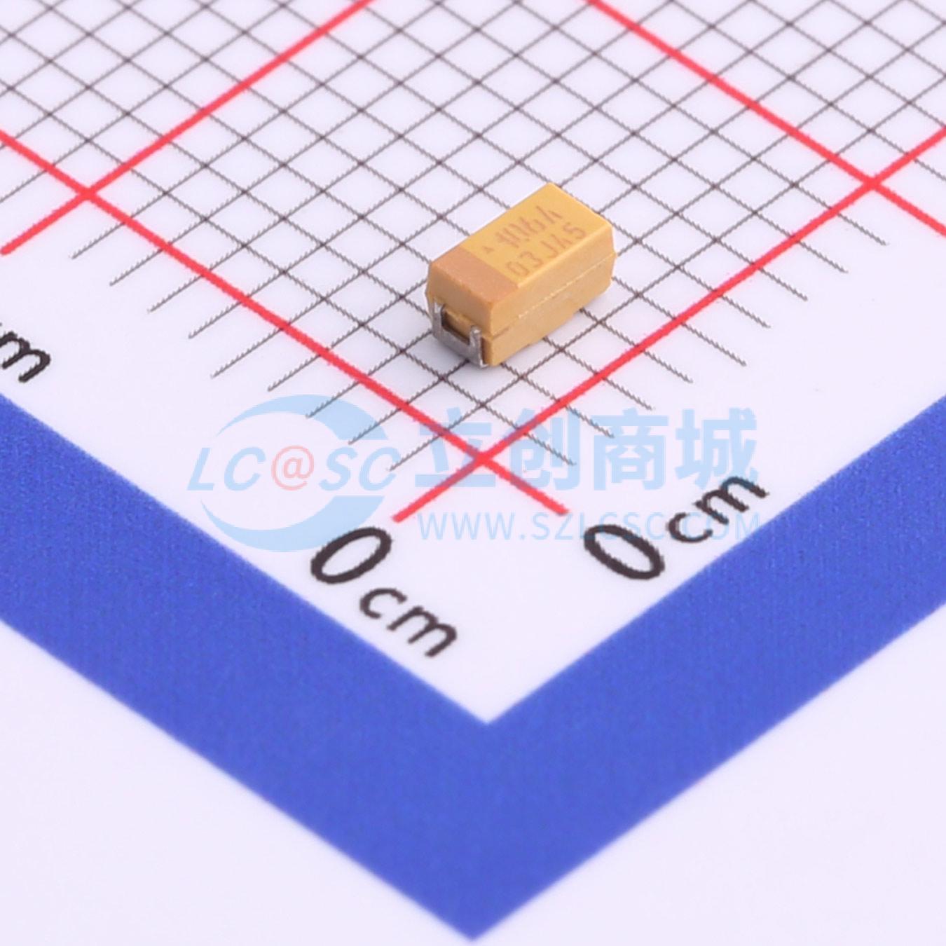 Linh kiện điện tử TAJA106K010RNJ CASE-A-3216-18(mm) - Techcore Việt Nam