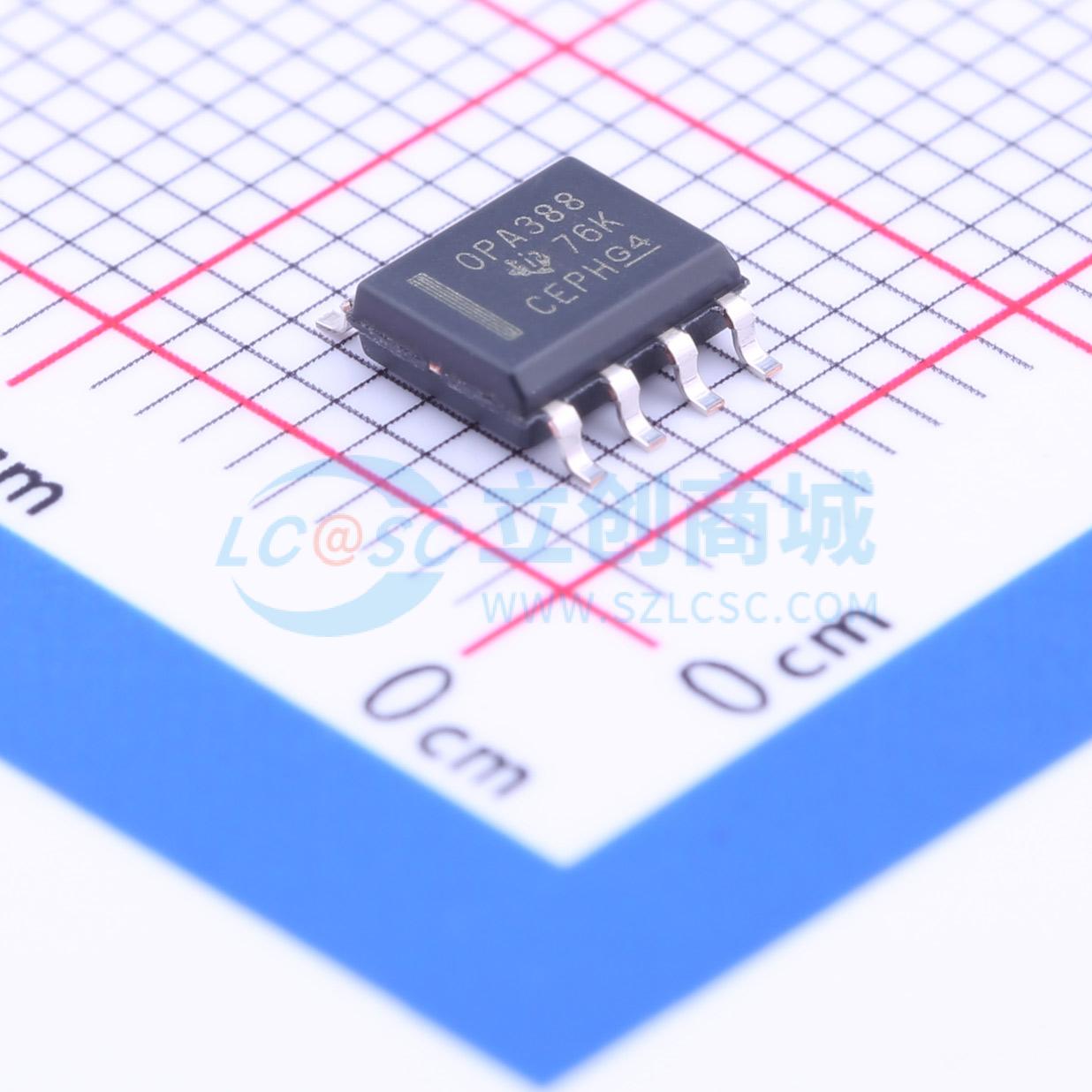 IC Khuếch Đại Thuật Toán Chính Xác OPA388IDR Texas Instruments SOIC-8 1 kênh 2.5–5.5 V 10 MHz - Techcore Việt Nam