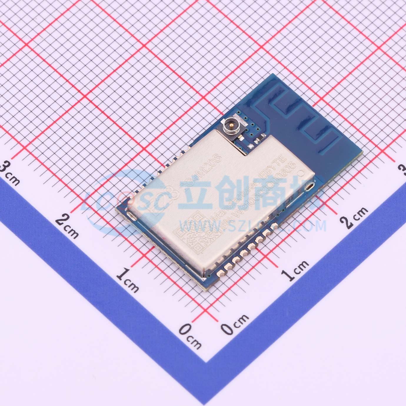 Module LoRa E28-2G4M20S EBYTE SMD 26.5x15mm SX1280(SX12782.4GHz)/LoRa2.4G - Techcore Việt Nam
