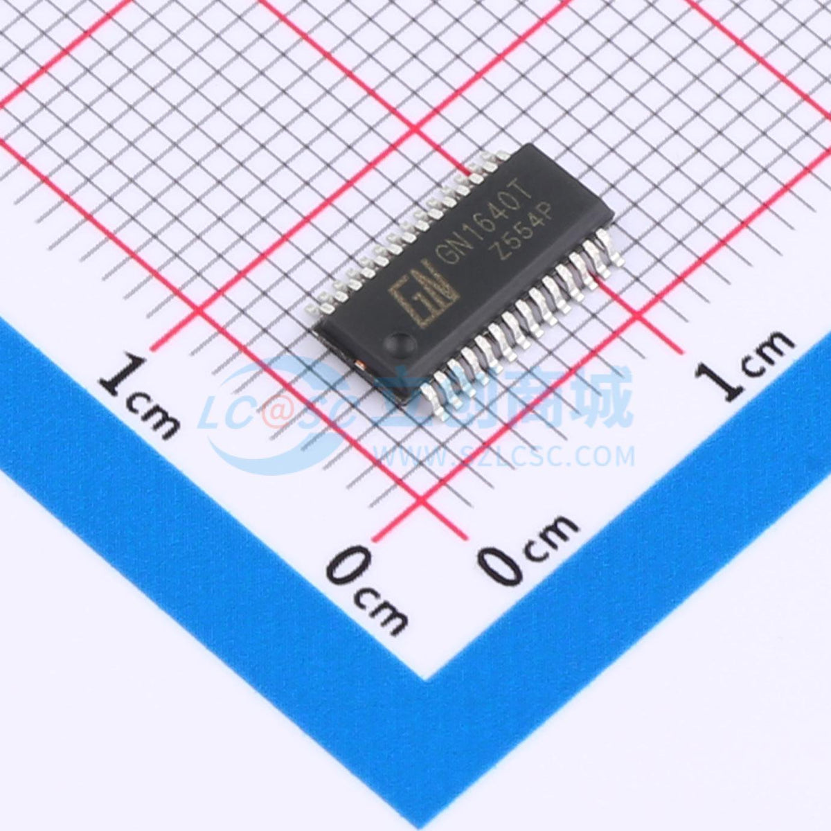 IC điều khiển LED 7 đoạn GN1640T GN SSOP-28-150mil 1V - Techcore Việt Nam