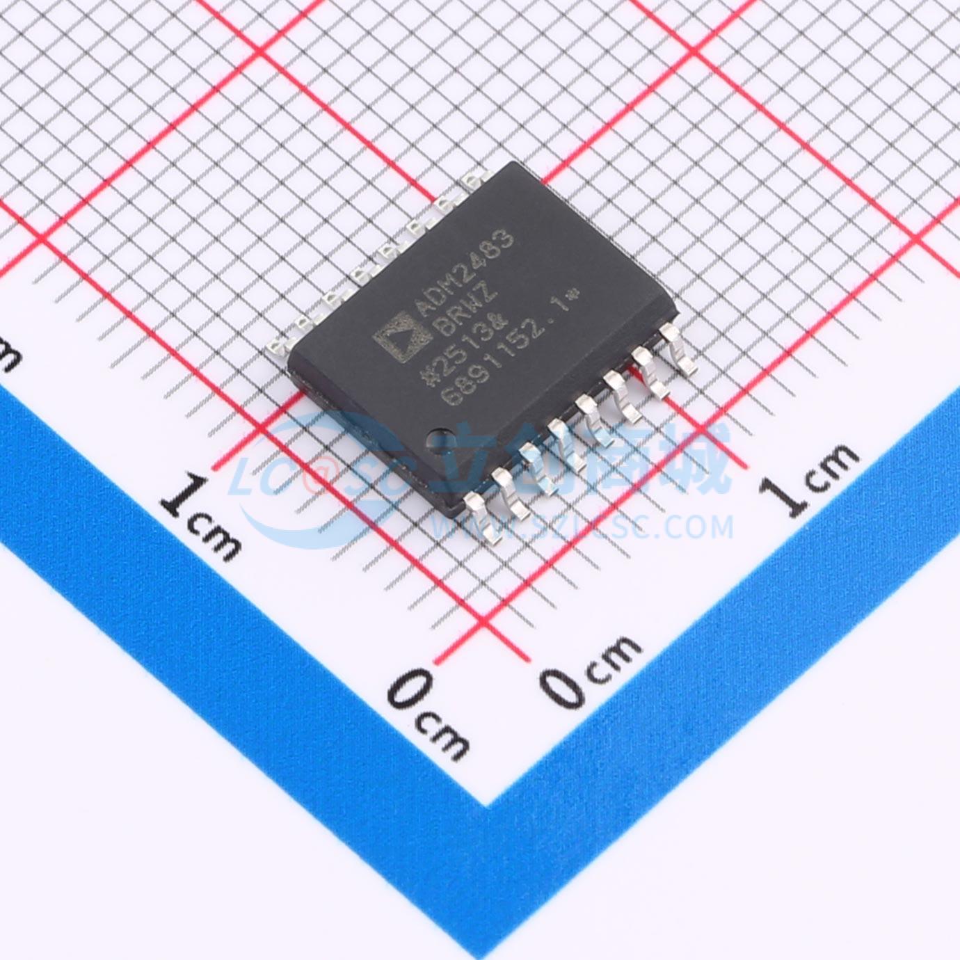IC Thu Phát RS485/RS422 Cách Ly ADM2483BRWZ ADI SOIC-16-300mil - Techcore Việt Nam