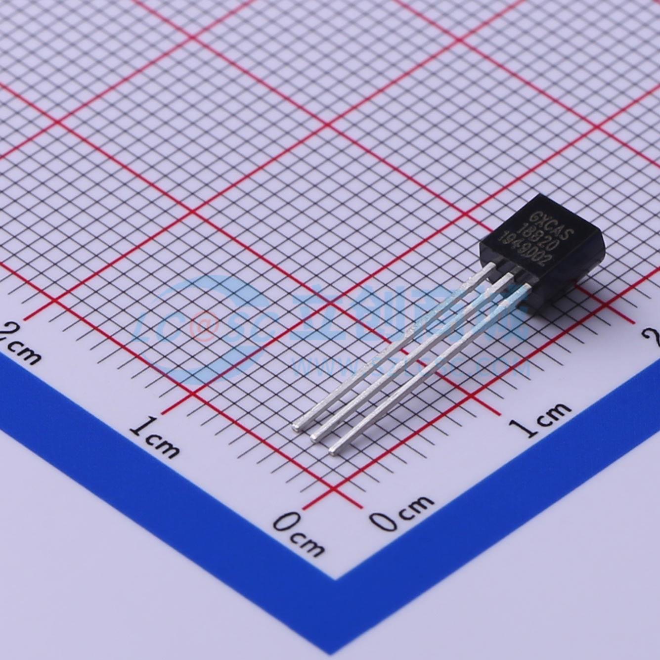 Cảm biến nhiệt độ GX18B20 GXCAS TO-92 2.5V~5.5V 1-Wire - Techcore Việt Nam