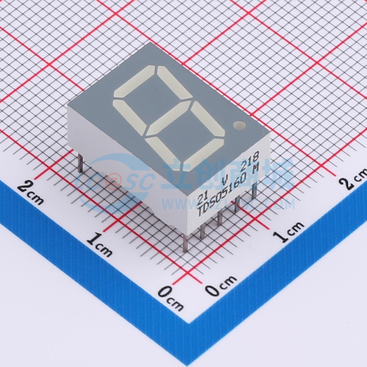 LED 7 đoạn TDSO5160 Vishay DIP-10 Cathode chung - Techcore Việt Nam