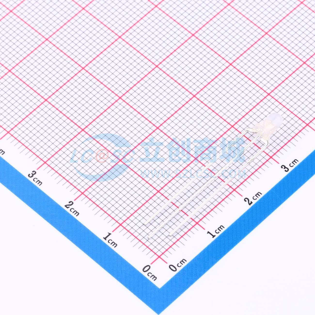 LED DY-209SVRSUGW/I TONYU Xuyên lỗ,D=3mm Đỏ - Techcore Việt Nam
