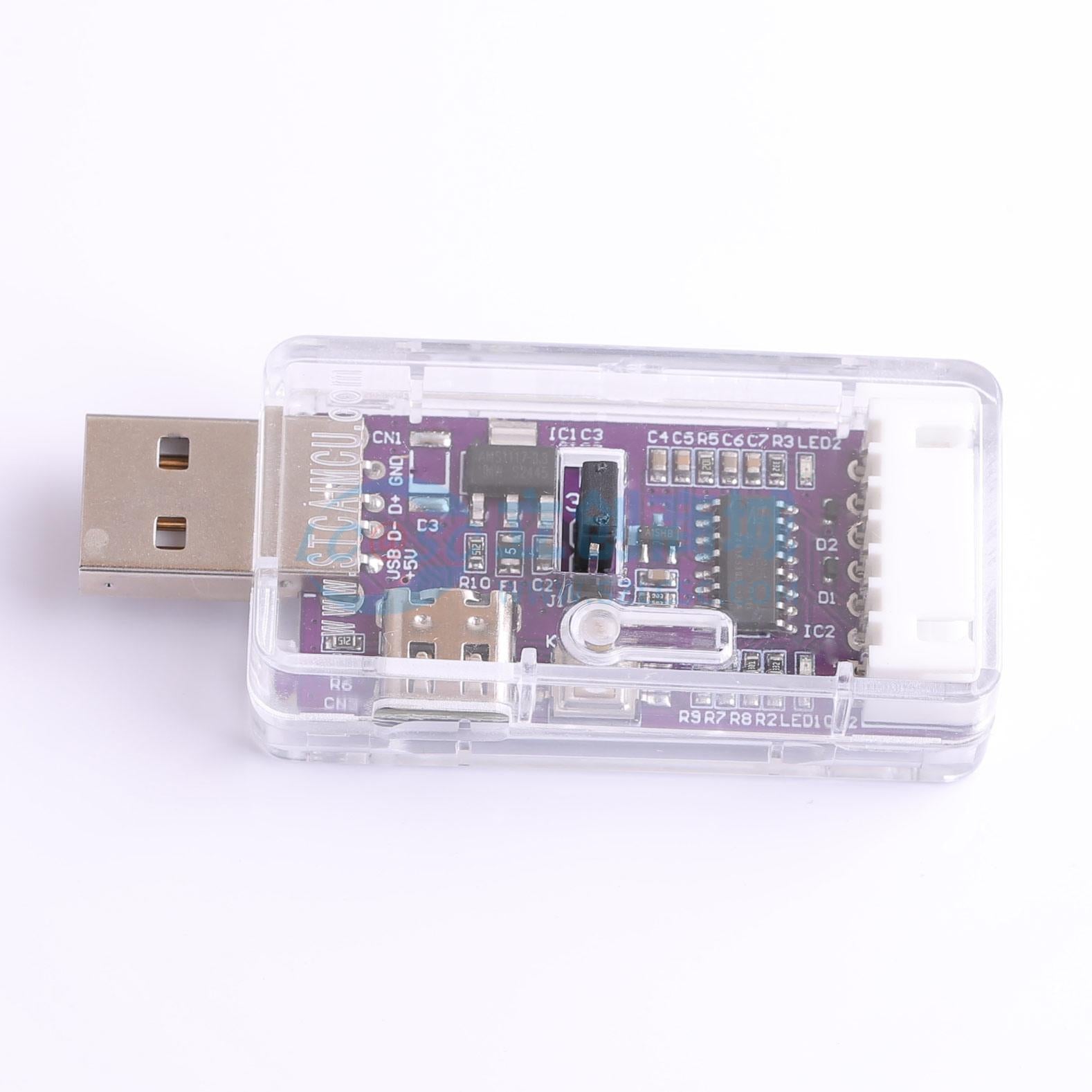 Bộ nạp và gỡ lỗi USB-2UART AI8H2K12U-V1.1 STC - Techcore Việt Nam