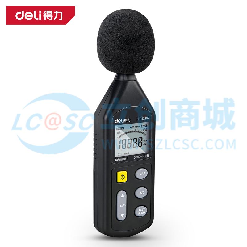 Máy đo độ ồn DL333202 Deli Tools Phù hợp đo kiểm và bảo trì kỹ thuật - Techcore Việt Nam