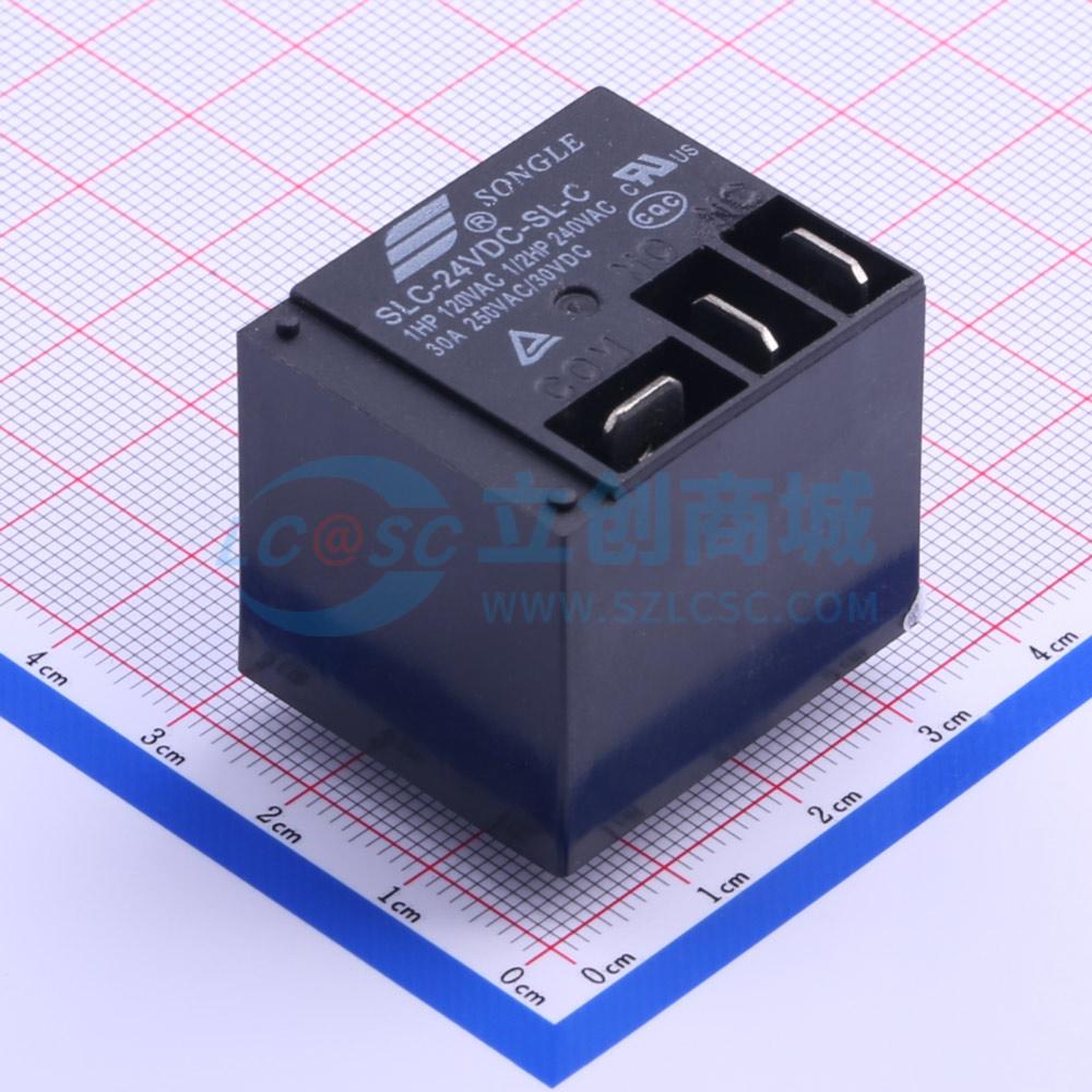Rơ-le điện tử SLC-24VDC-SL-C SONGLE 24V THT,32.2x27.6mm - Techcore Việt Nam