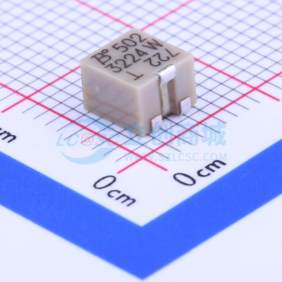 Biến Trở 3224W-1-502E BOURNS SMD-3P 4.8×3.5mm 5kΩ ±10% 250mW - Techcore Việt Nam
