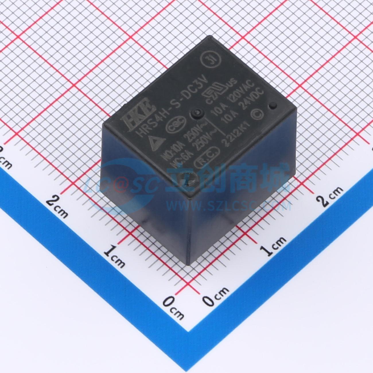Rơ-le HRS4H-S-DC3V-C HKE 3V THT,19x15.5mm - Techcore Việt Nam