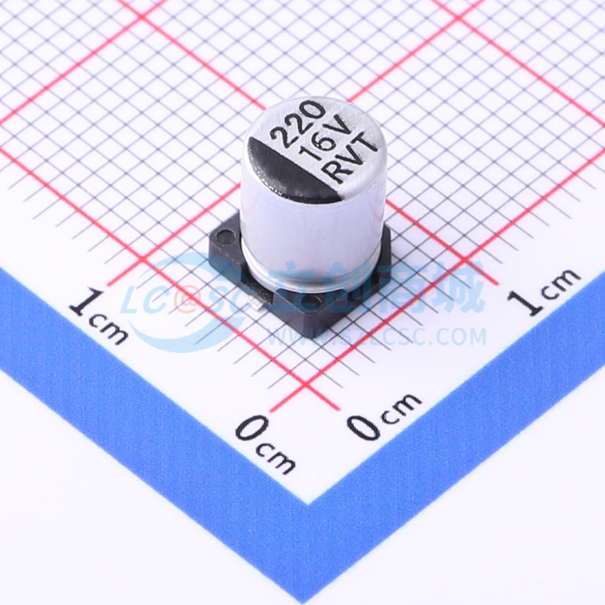 Linh kiện điện tử RVT220UF16V67RV0015 KNSCHA SMD,D6.3xL7.7mm - Techcore Việt Nam