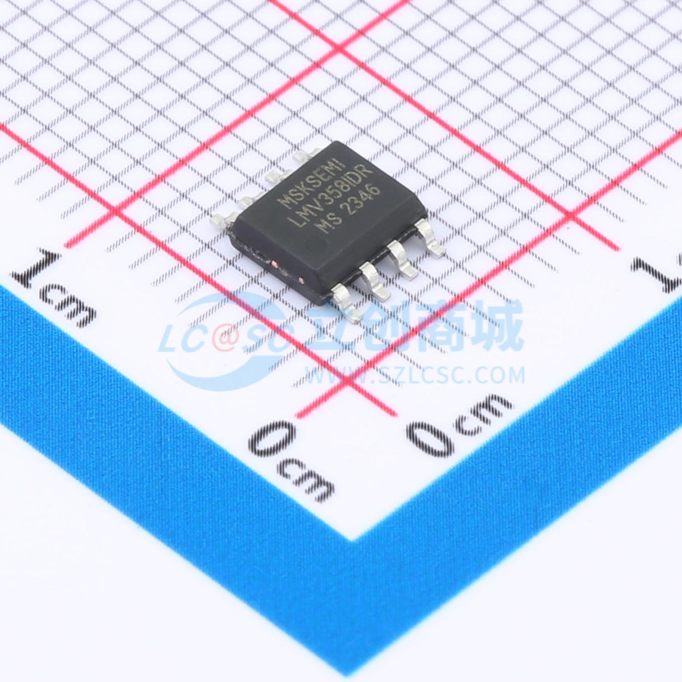 IC Khuếch Đại Thuật Toán LMV358IDR-MS MSKSEMI SOP-8 2 kênh Rail-to-Rail 1.5 MHz - Techcore Việt Nam