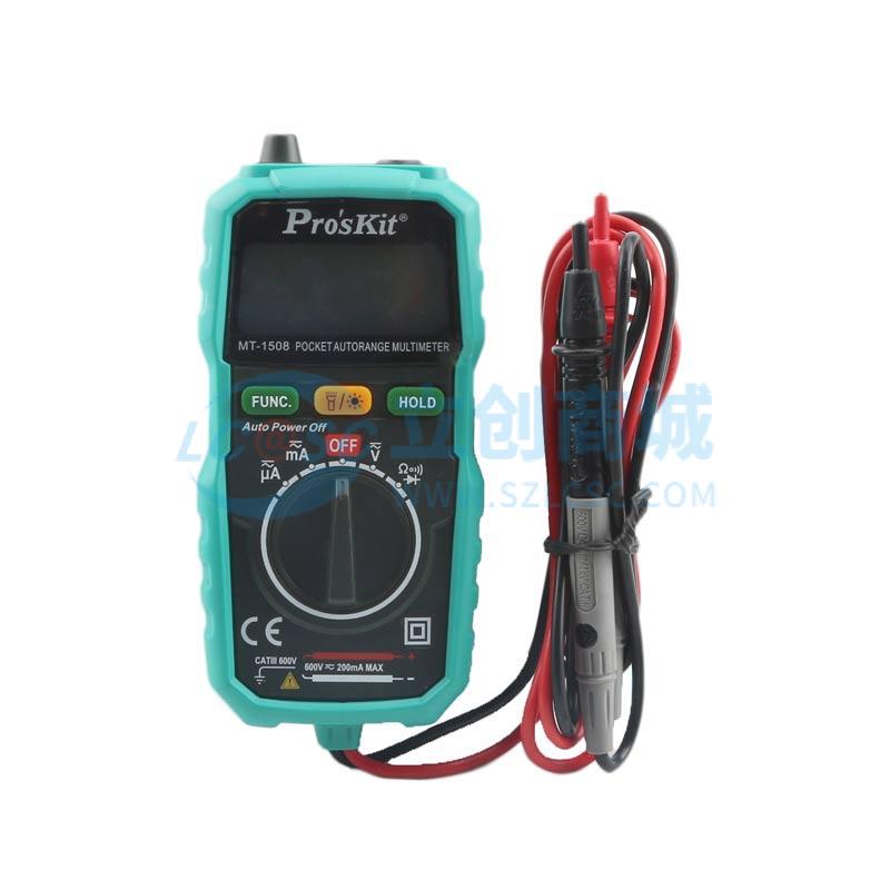 Đồng hồ vạn năng MT-1508-C Pro'sKit NCV Kiểm tra diode - Techcore Việt Nam
