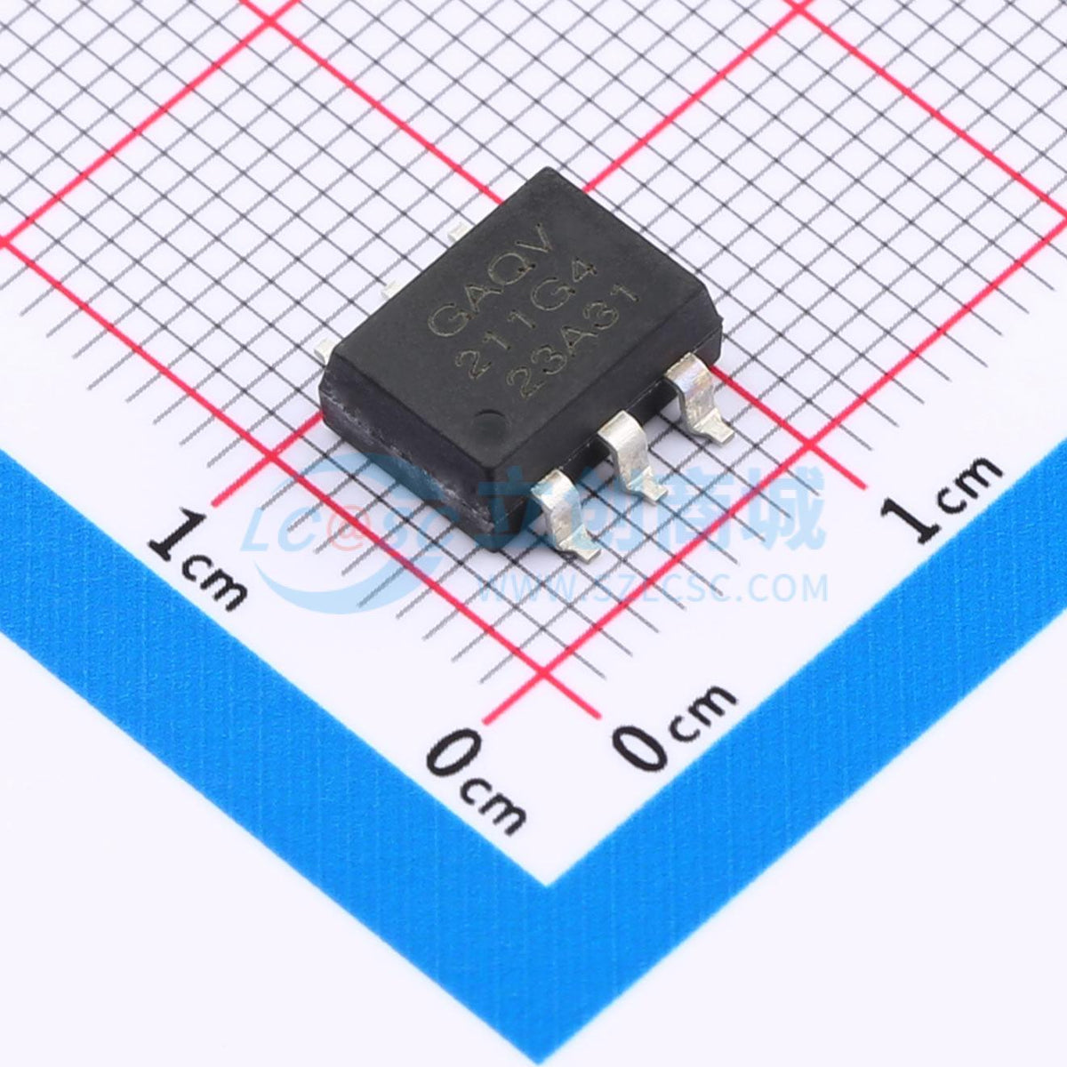 Relay bán dẫn MOS GAQV211G4EH SUPSiC SMD-6P 40V - Techcore Việt Nam