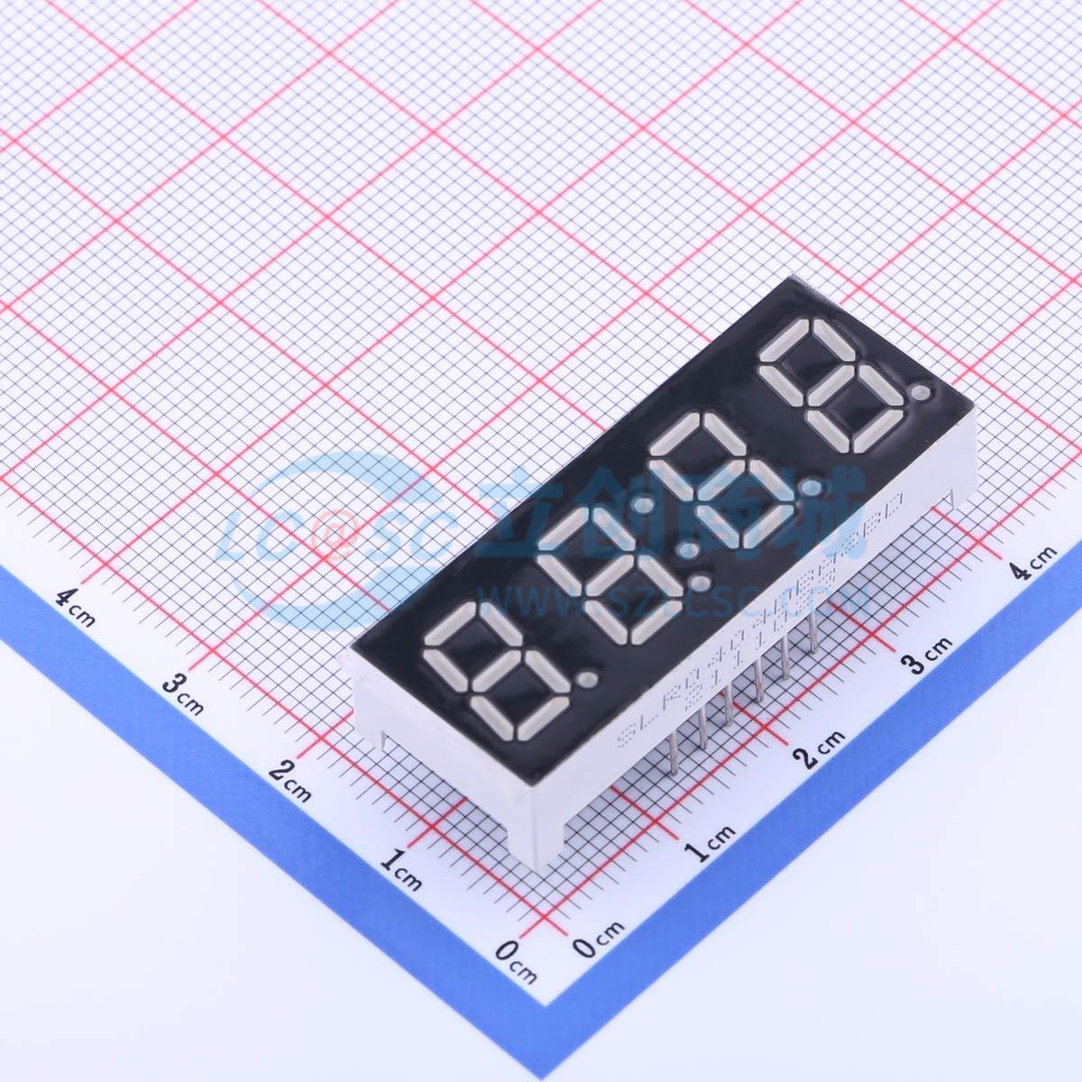 LED 7 đoạn SLR0404DBA2BD SUNLIGHT Anode chung - Techcore Việt Nam
