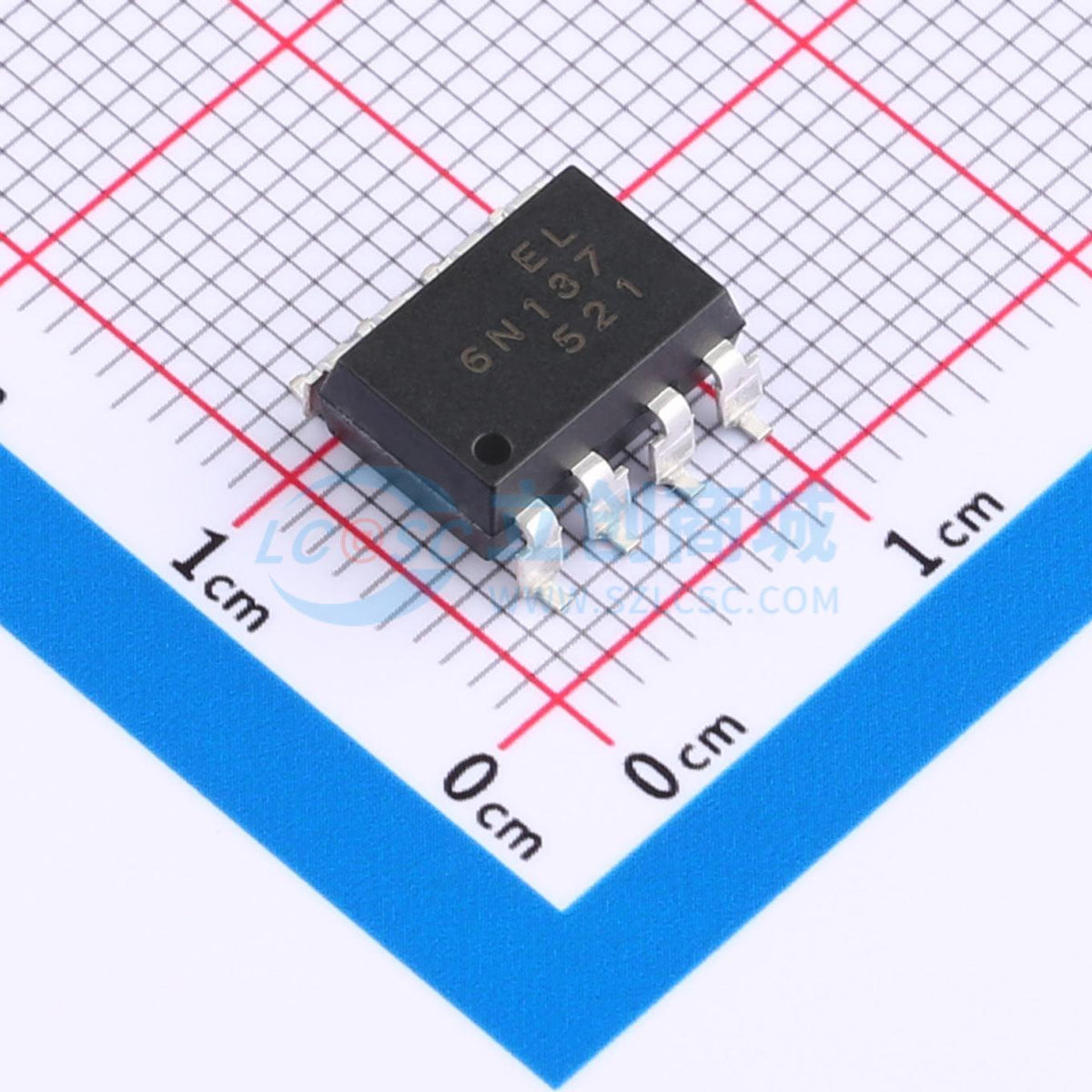 Optocoupler logic 6N137S(TA) EVERLIGHT SOP-8-2.54mm - Techcore Việt Nam