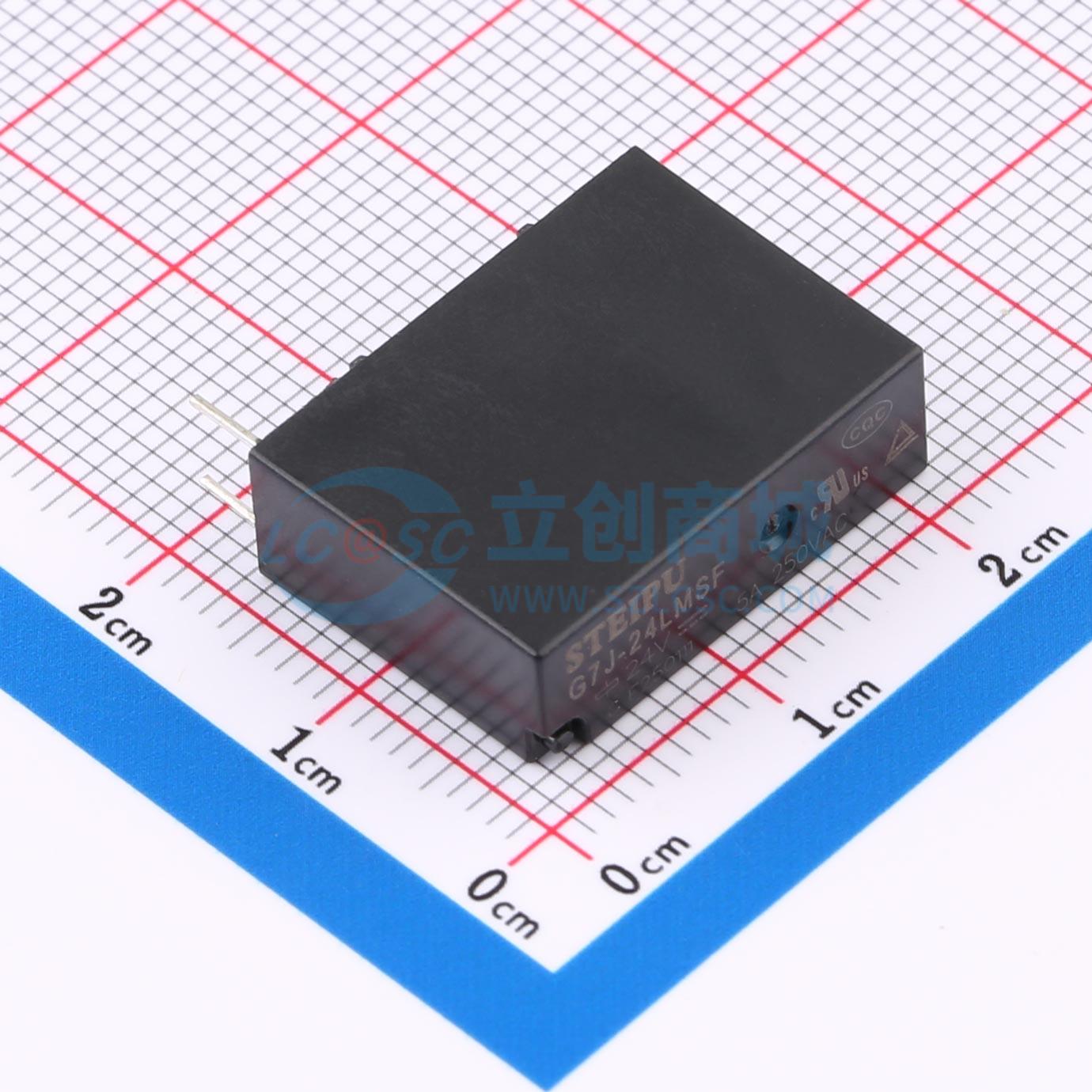 Rơ-le công suất G7J-24LMSF STEIPU 24V THT-4P,20.5x7mm - Techcore Việt Nam