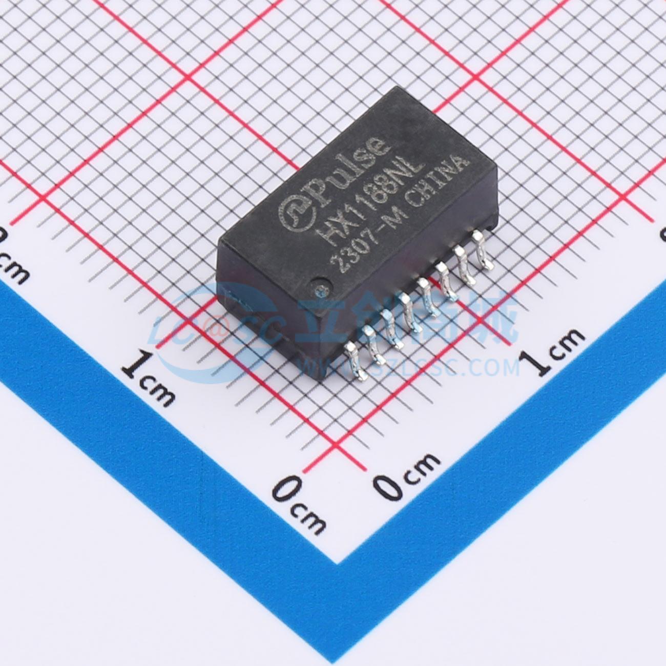 Biến Áp Mạng Ethernet HX1188NLT PULSE SMD,12.7x7.1mm 1:1 350uH - Techcore Việt Nam