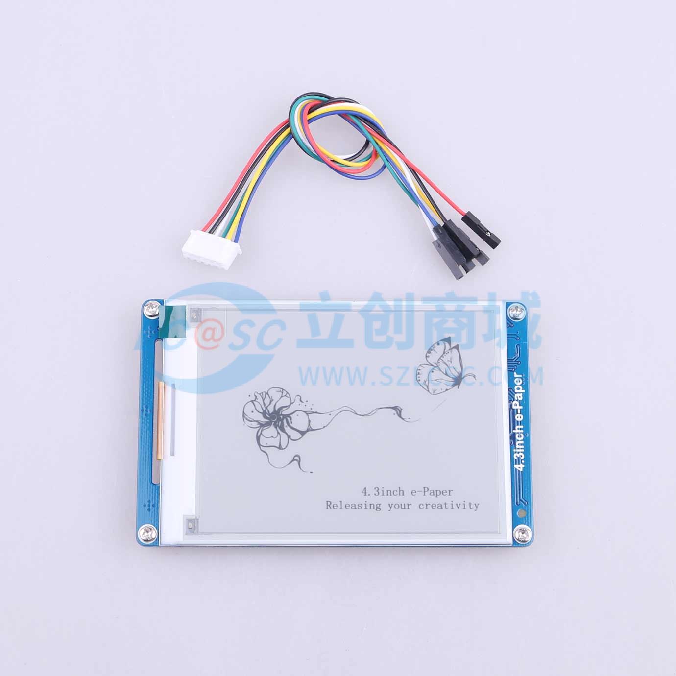 Linh kiện bán dẫn 4.3inch e-Paper UART Module Waveshare - Techcore Việt Nam